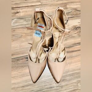 Bar III Nude Patent Leather Heels